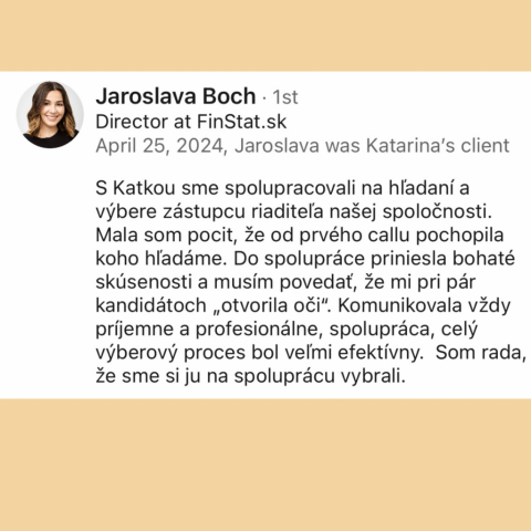 Jaroslava Boch, Finstat